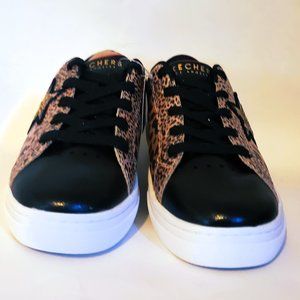 Skechers Goldie Sparkle Leopard Grade-School sz 6